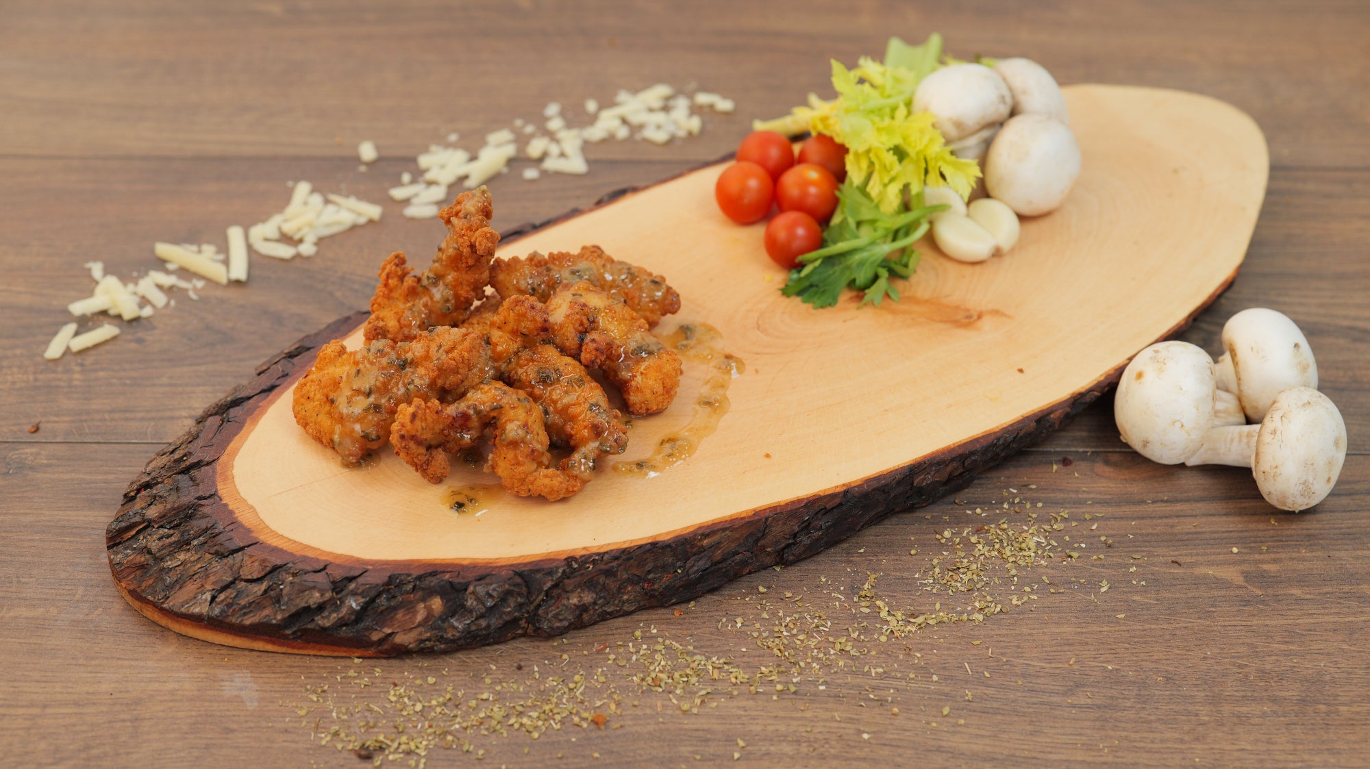 Boneless Wings Garlic Herb